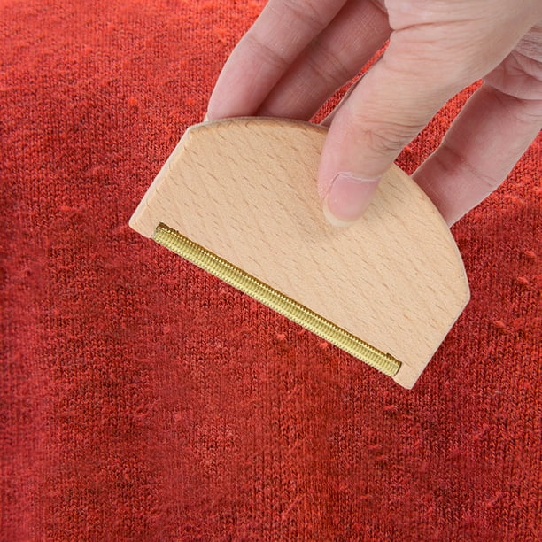 Clispeed Sweater Lint Remover Wool Cashmere Comb Beige Pilling Removal Tool for Home Use 1 PCS