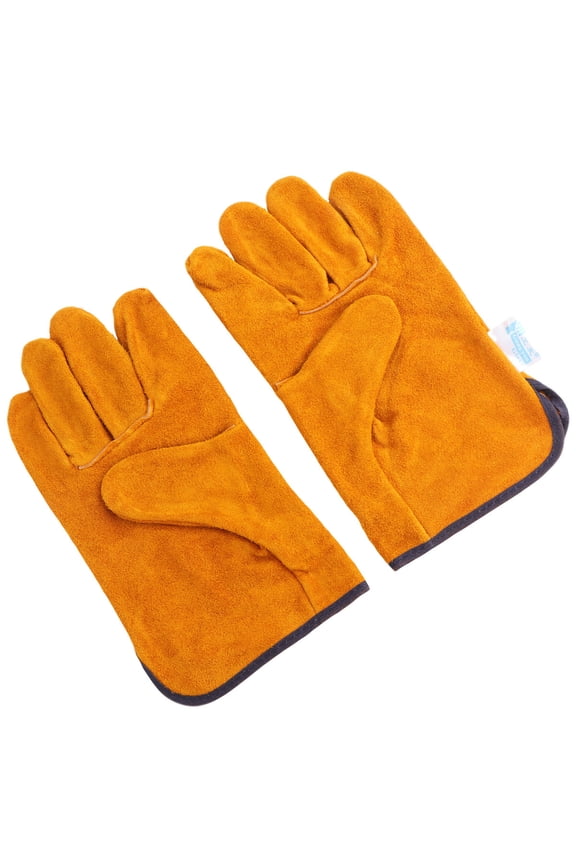 1 Pair Fire Gloves Synthetic with Breathable Design for Gardening Tasks