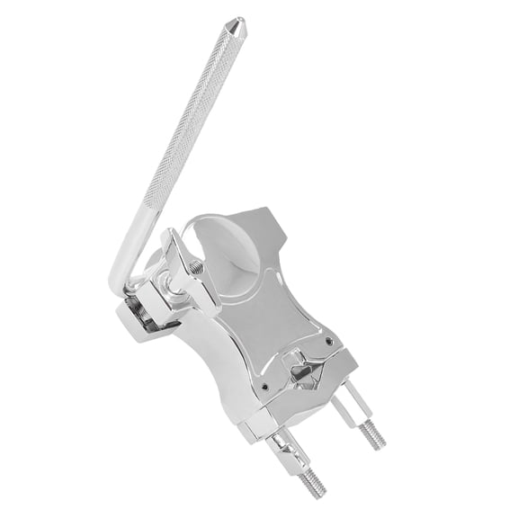 Clispeed Drum Cowbell Mounting Bracket Tom Drum Mounting Bracket Zinc Alloy 1Set