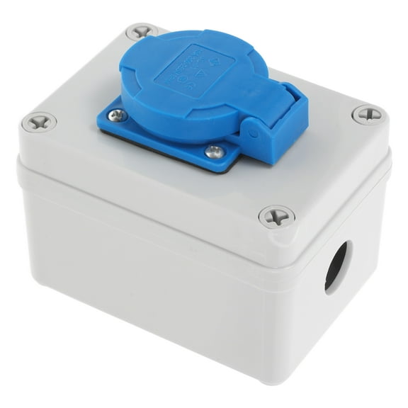 Clispeed IP65 Weatherproof Single Gang Outdoor Switch Socket Box for Garden and Camping