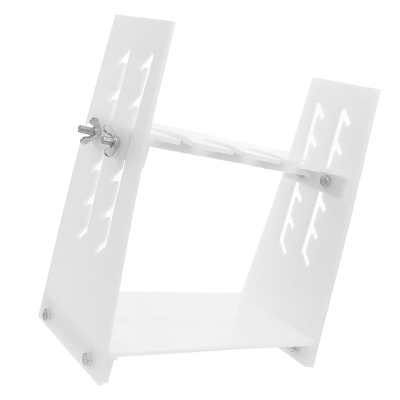 Clispeed Adjustable White Scientific Funnel Stand for Precise Chemical Separation and Laboratory Use