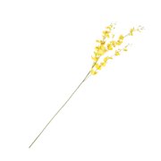 Clispeed Yellow Artificial Orchid Plastic and Silk for Home Decoration