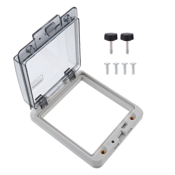 Clispeed Grey Waterproof 5 Way Circuit Breaker Distribution Box Durable Outdoor Use