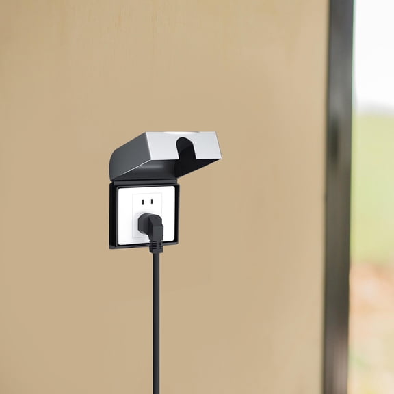 Clispeed Outdoor Weatherproof Socket Protector Box Stainless Steel Rainproof Electrical Cover