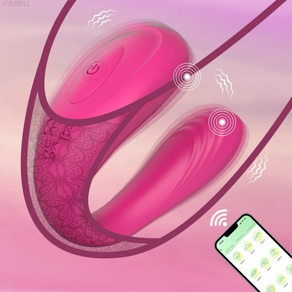 Clitoral G-Spot Vibrator with Dual Motors, 9 Powerful Vibrations and Wireless Remote Control Adult Sensory Toy