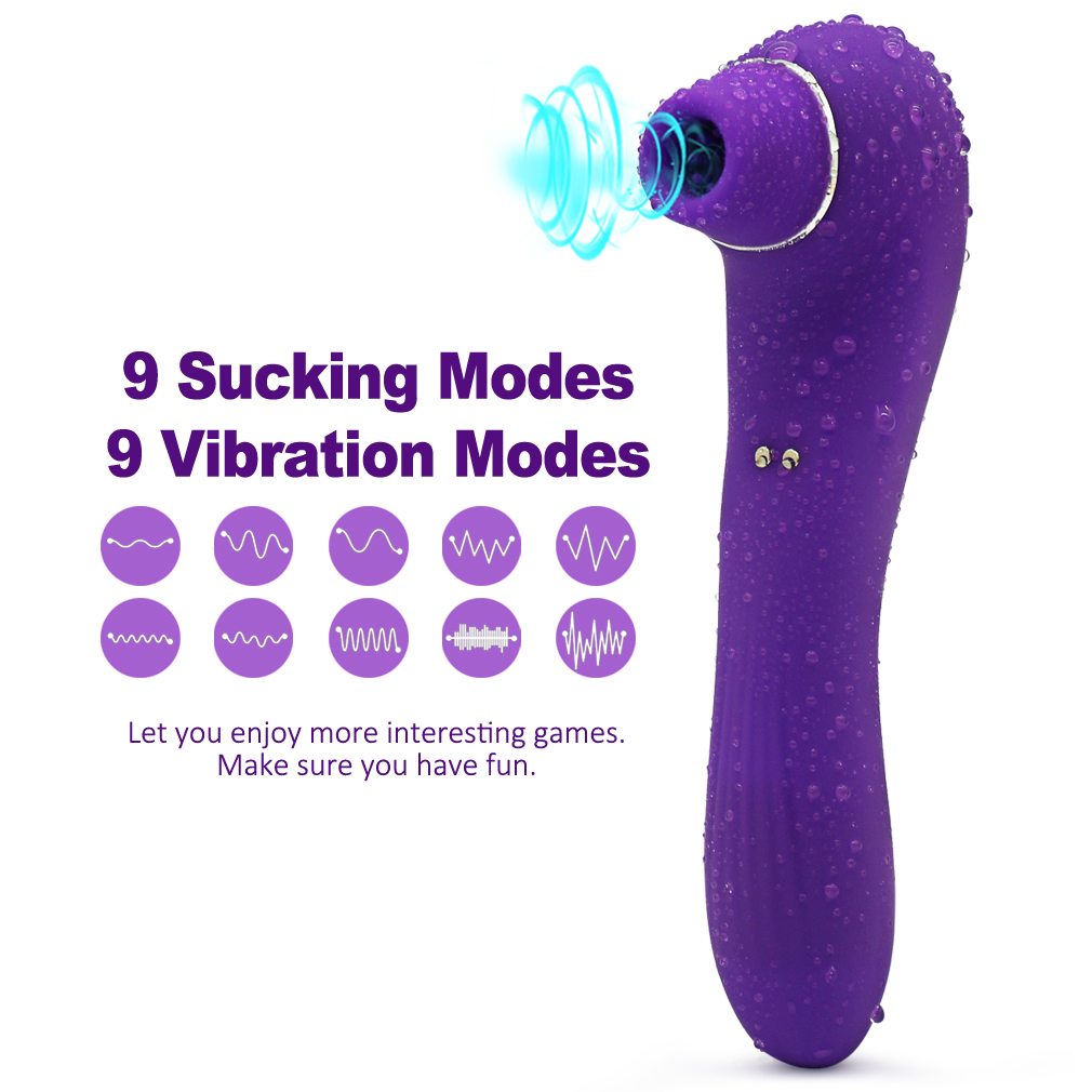 Clitoral Stimulation Sucking Vibrator 9 Vibration 9 Sucking Modes Female Sex Toys Adult For 