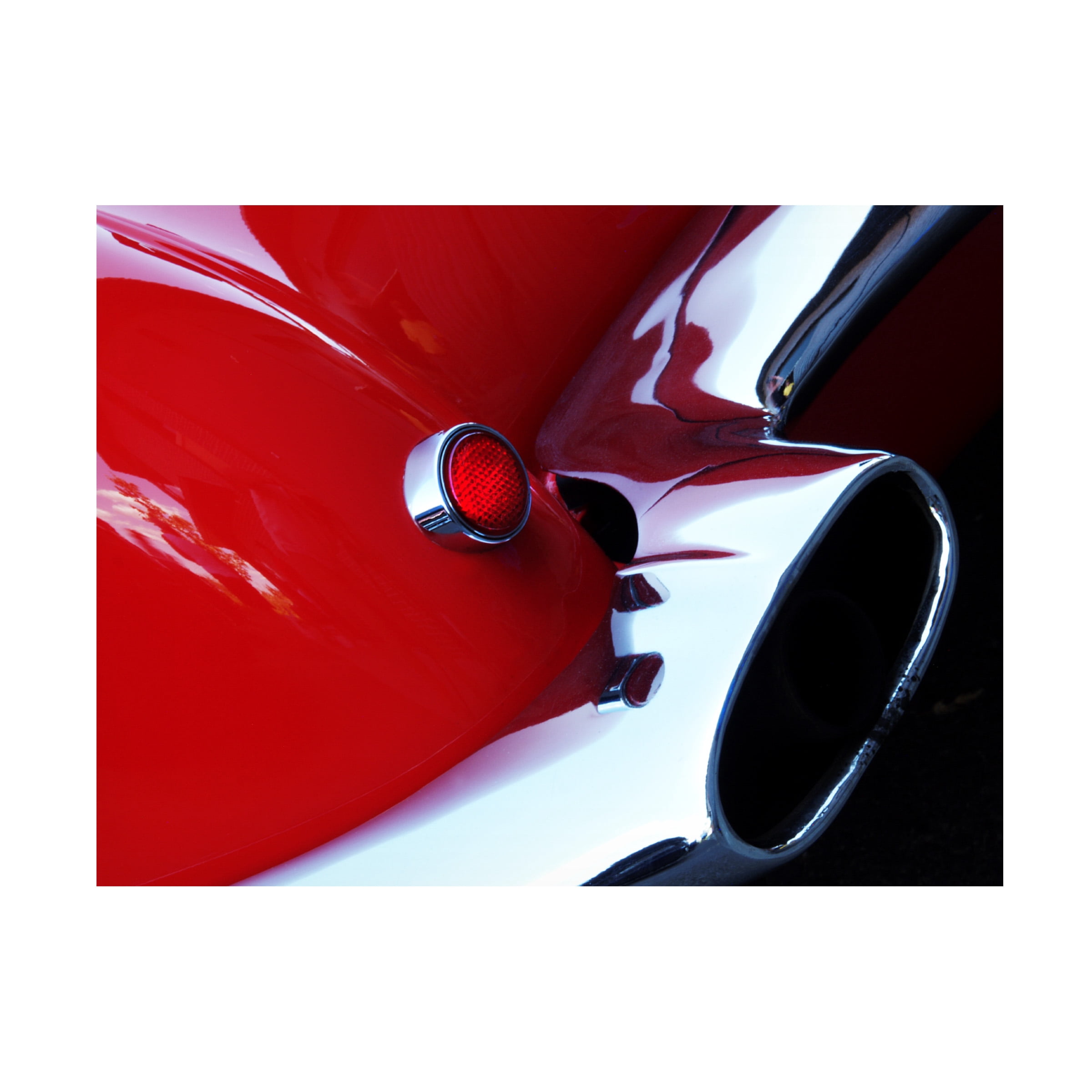 Clive Branson '1959 Corvette Rear Light' Canvas Art
