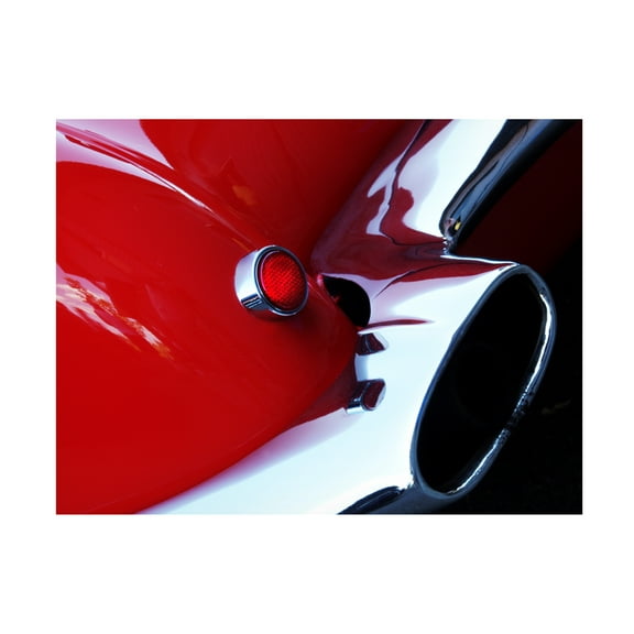 Clive Branson '1959 Corvette Rear Light' Canvas Art