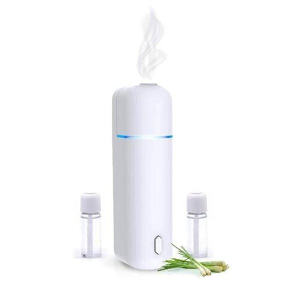 Clix Auto CLXARMA-LMNGRASS-2W Aroma Starter Essential Oil Car Freshener, White - Lemongrass - Pack of 2