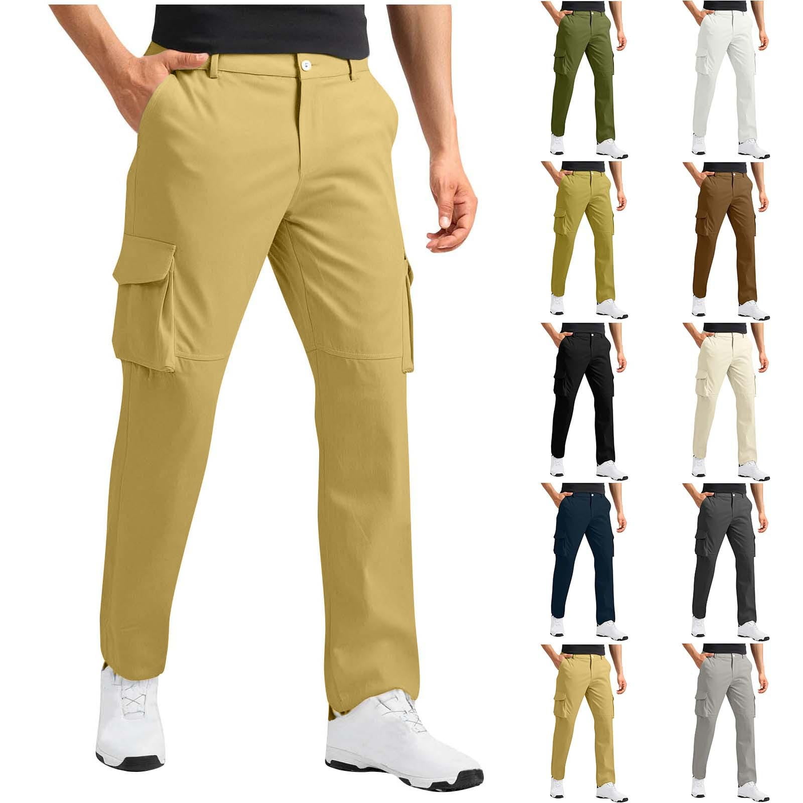 Cllios Cargo Pants for Men Big and Tall Outdoor Hiking Trousers Work ...