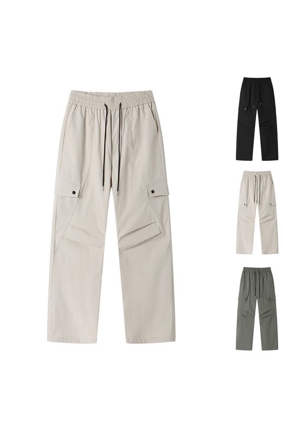 Cargo Pants for Men Slim Fit Outdoor Athletic Trousers Work Pants Running Workout Baggy Cargo Pant with Multi Pockets M-5XL