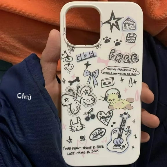 Clmj cute cartoon dog phone case for iPhone 13 mini 12 11 Pro 14 se 2020 x XR 7 8 plus XS Max silicone phone cover iPhone case