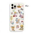 thumbnail image 1 of Clmj vintage bear animals phone case for iPhone Xs Max XR x 14 plus 11 12 mini 13 pro for Samsung Galaxy S22 S21 silicone cover, 1 of 6