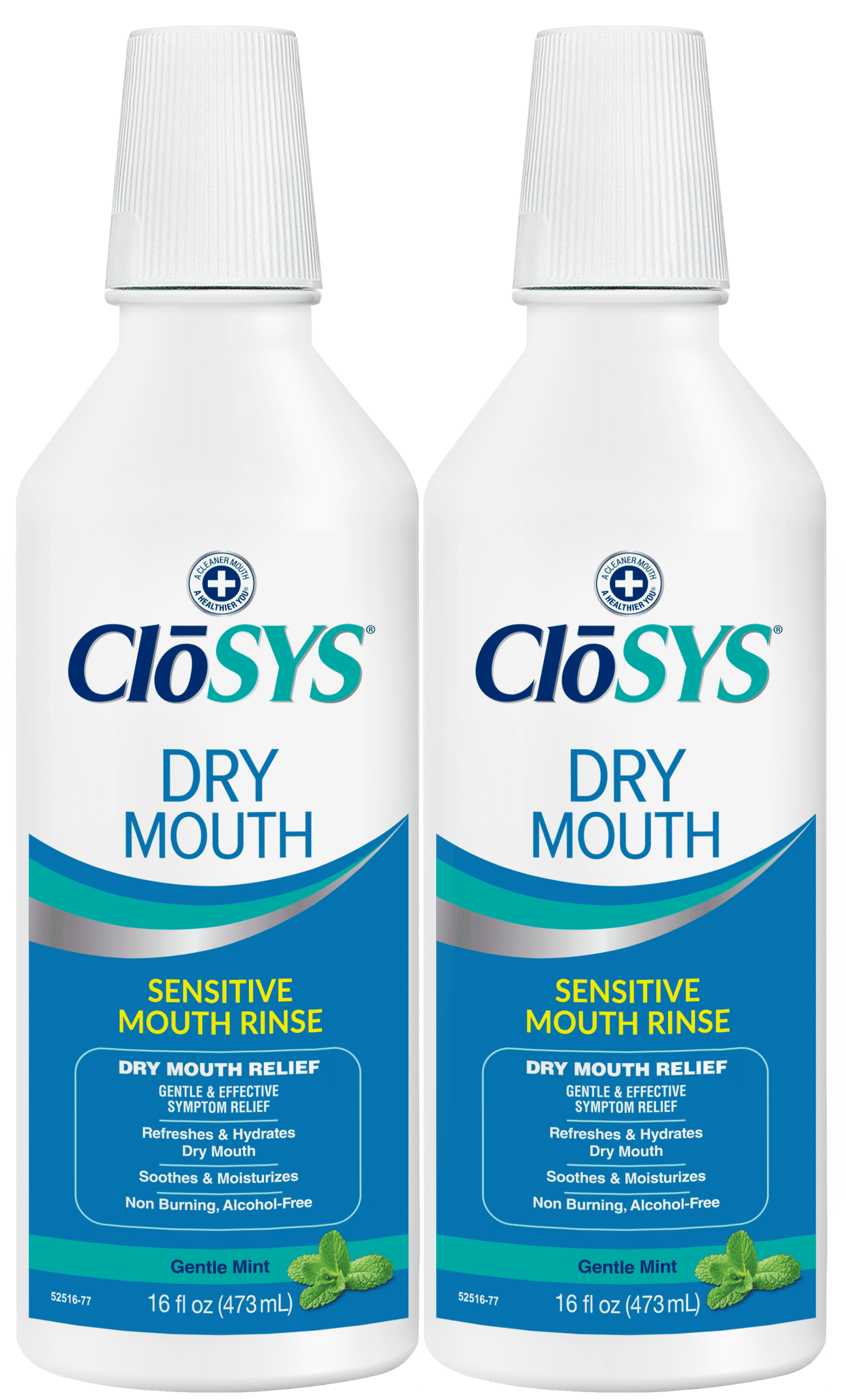 CloSYS Dry Mouth Mouthwash Rinse, 16oz, Alcohol-Free, pH Balanced, Dry ...