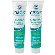 CloSYS Fluoride Toothpaste, 7 Ounce, Gentle Mint, Whitening, Enamel Protection, Sulfate Free (Pack of 2)