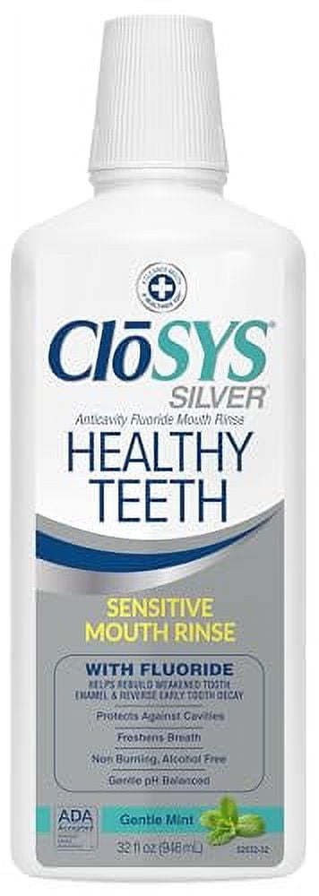 CloSYS Healthy Teeth Oral Rinse Mouthwash - 32 Fl Oz - Walmart.com