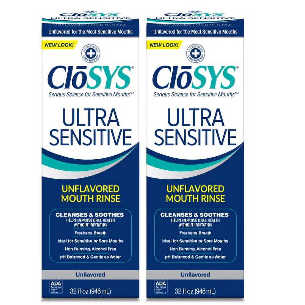 CloSYS Ultra Sensitive Mouthwash, paquete de 32 Chile | Ubuy