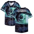 thumbnail image 1 of CloZee Jersey Merch Harajuku Thin button Baseball Uniform Men/Women Baseball Jersey For EDM Festivals Color4, 1 of 5