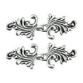 thumbnail image 1 of Cloak Clasp 2 Pairs Sew on Fasteners Hooks and Eyes Clasps(Silver), 1 of 6