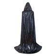 thumbnail image 1 of Cloak With Hood For Adults Shiny Cape For Parties And Themed Events Nepali Clothes Ladies Wraps And Shawls Or Capes with Sleeves Women Capes Formal Shawl Scarf Button Womens Shawls / Capes Warm Cloak, 1 of 3