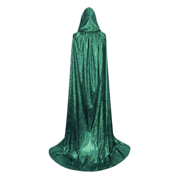 Cloak With Hood For Adults Shiny Cape For Parties And Themed Events Nepali Clothes Ladies Wraps And Shawls Or Capes with Sleeves Women Capes Formal Shawl Scarf Button Womens Shawls / Capes Warm Cloak