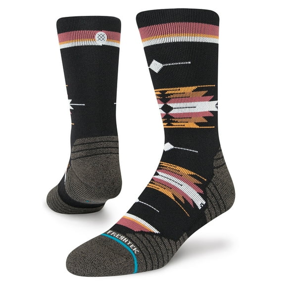 Cloaked Mid Crew Socks [Washed Black]