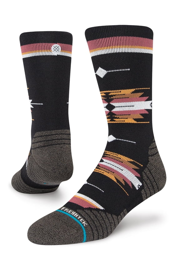 Cloaked Mid Crew Socks [Washed Black]