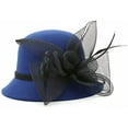 thumbnail image 1 of Cloche Bucket Bowler Fedora Floppy Derby Vintage Felt Hat Cap Women, 1 of 1