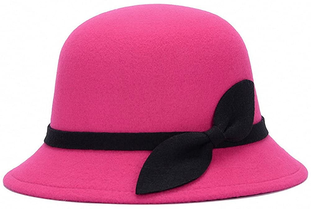 Cloche Bucket Bowler Fedora Floppy Derby Vintage Felt Hat  display picture 3