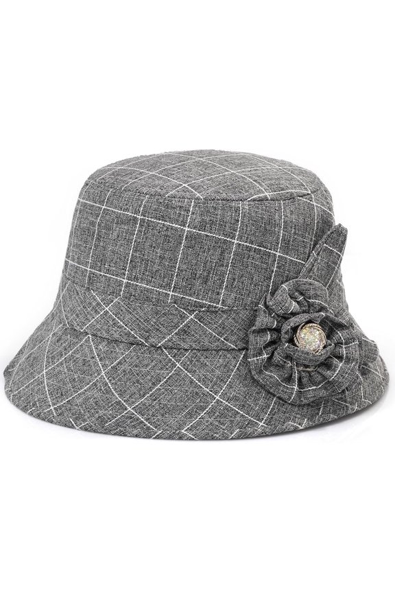 Cloche Hats for Women  Bowler Hat Floral Fedora Bucket Hats