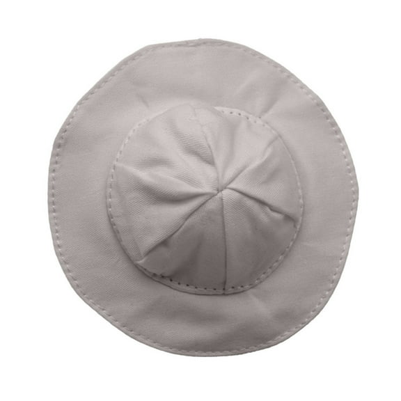 Cloche Hats for Women Decorative Doll Hat Colorful 18 Inch Girl Doll Sun Hat For Game Decorations Costume Hats For Kids Dolls Grey