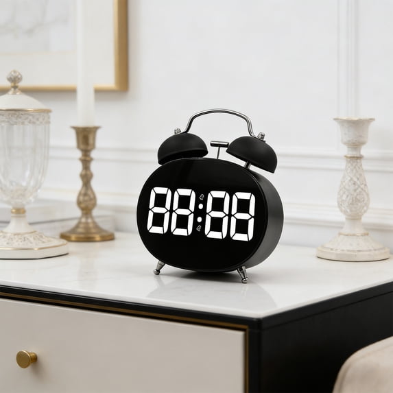 Clock for Bedroom with Gentle Wake-Up, Simple Controls, Analog Time ...
