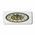 thumbnail image 1 of Clock Computer Mouse Pad, Antique Theme a Vintage Style Face on It Modern Design Pattern Print, Rectangle Non-Slip Rubber Mousepad X-Large, 35" x 15" Gaming Size, Multicolor, by Ambesonne, 1 of 2