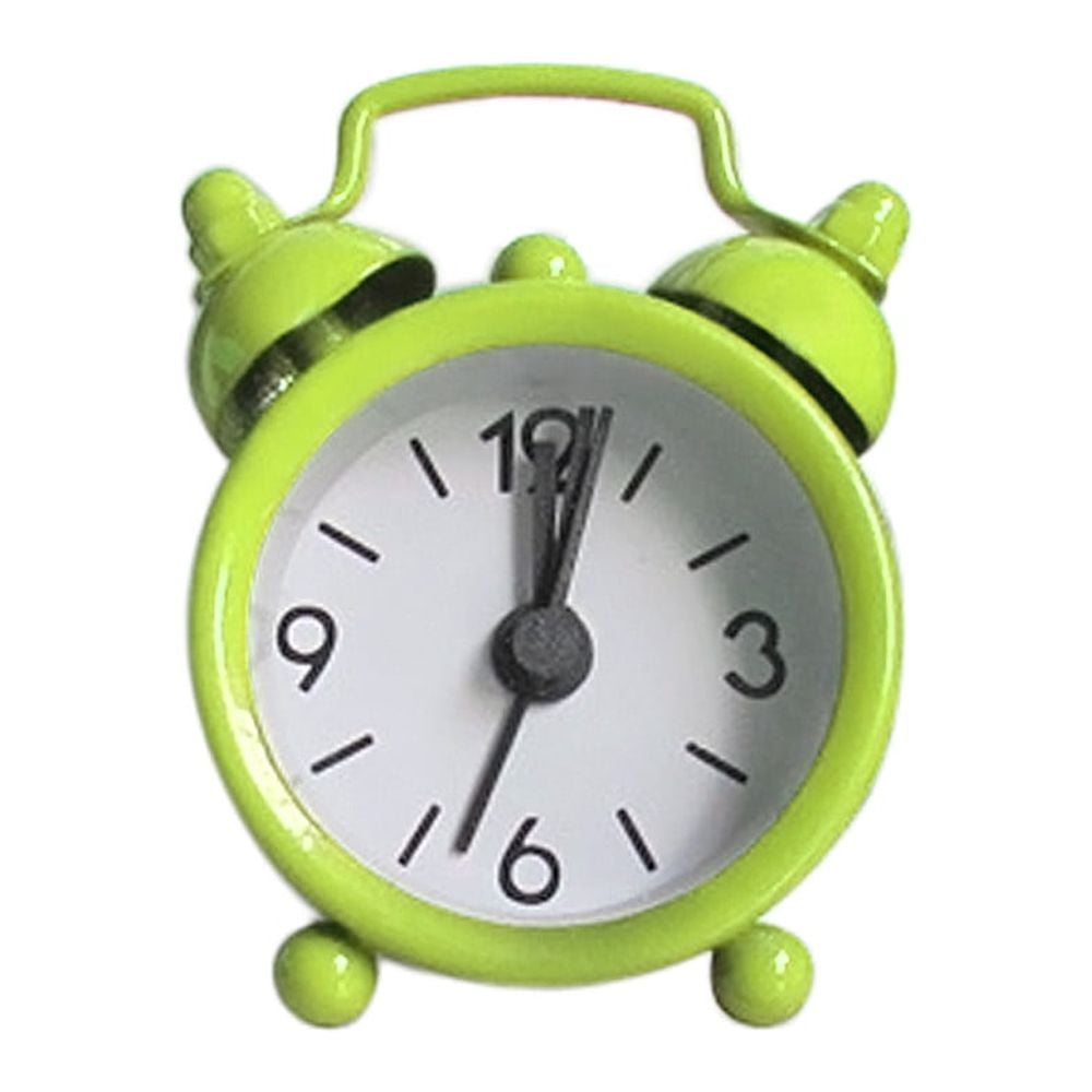 Clock Cute Small Alarm Metal Alarm Clock Small Electronic Mini Clock 10