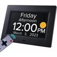 thumbnail image 1 of Clock with Day and Date for Elderly, 10" Large Display Digital Calendar Day Clock with 20 Custom Alarms and Medicine Reminders, Large Digital Calendar Clocks for Seniors, 1 of 12