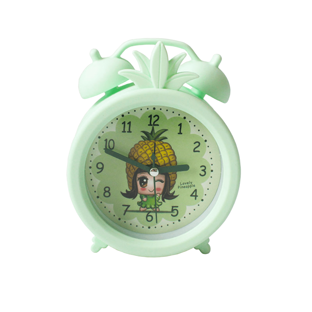 Clock decor children clock cute style battery operated boy kids alarm