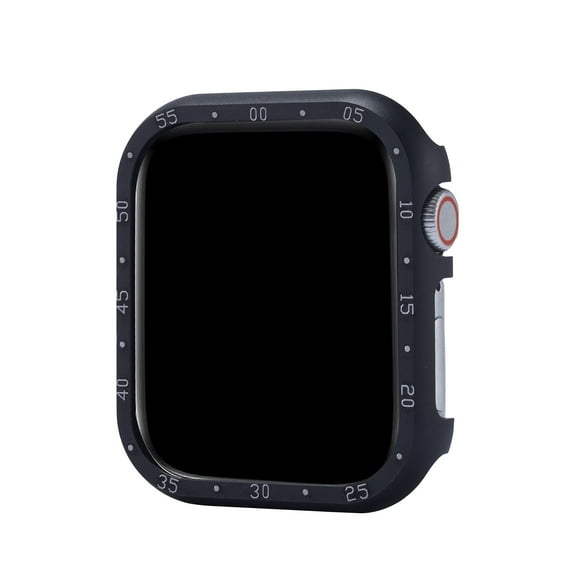 Clock Design Case for Apple Watch Series 3/2/1 42mm, Hard PC Protective Case, Edge Protector Bumper Frame Cover Compatible with iWatch Series 3/2/1 42mm, Black