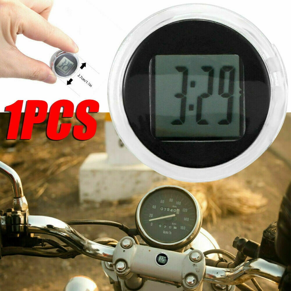 Clock Digital Clock Digital For Motorcycle Motorbike Plastic Universal ...