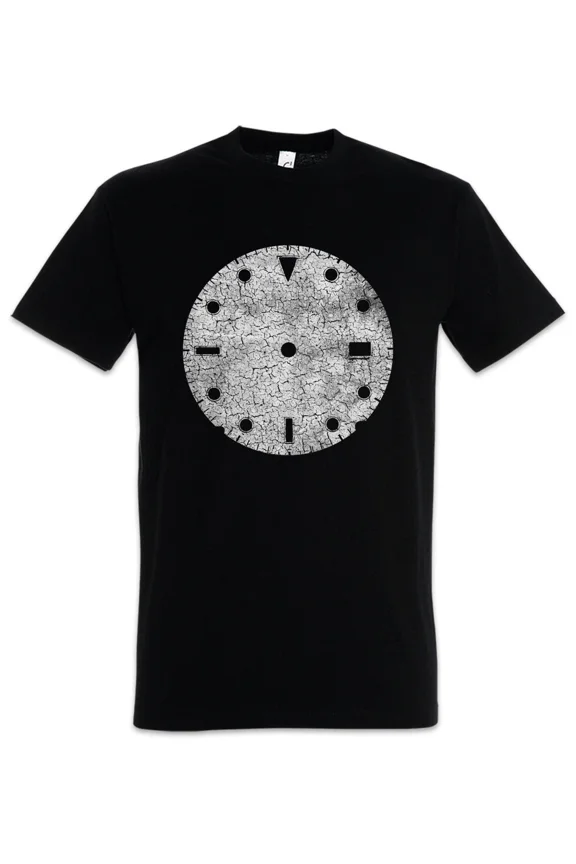 Clock-Face II Technology Science Engineer Mechanic Gear Clock Watch T-Shirt