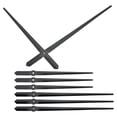 thumbnail image 1 of Clock Hands Kit, 4 Set Clock Hands Kits Clock Mechanism Movement Aluminum Wall Clock Hands Parts, Black, 1 of 6