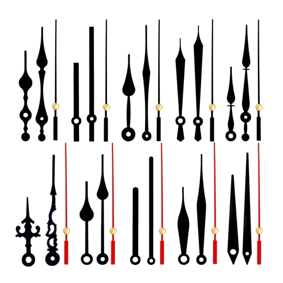 Clock Hands for Clock Making Multiple Sizes Available Great for Clock Repair Crafts 10/12/14/15/18set
