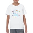 thumbnail image 1 of Clock Hours W Unicorn T-Shirt Juniors -Image by Shutterstock,  Large, 1 of 4