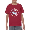 thumbnail image 1 of Clock Hours W Unicorn T-Shirt Juniors -Image by Shutterstock,  Medium, 1 of 4