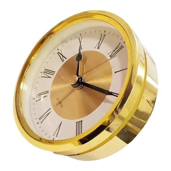 Clock Insert 89mm Hole Mount 32mm Backing Depth Gold/Silver Frame Option For Living Space Upgrades
