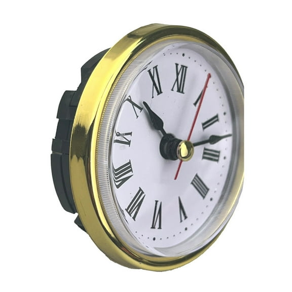 Clock Insert Quartzs Movement Round Decor for LivingRooms Desktop Craft Handmades Replacement Part Supplies