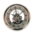 thumbnail image 1 of Clock Inserts, Transparent Skeleton Clock Inserts Recessed Clockwork Table Clock Clock Movement Clock DIY, 1 of 10