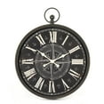 thumbnail image 1 of Traditional Ebony Jan Clock-Elegant Home Decor, 1 of 1