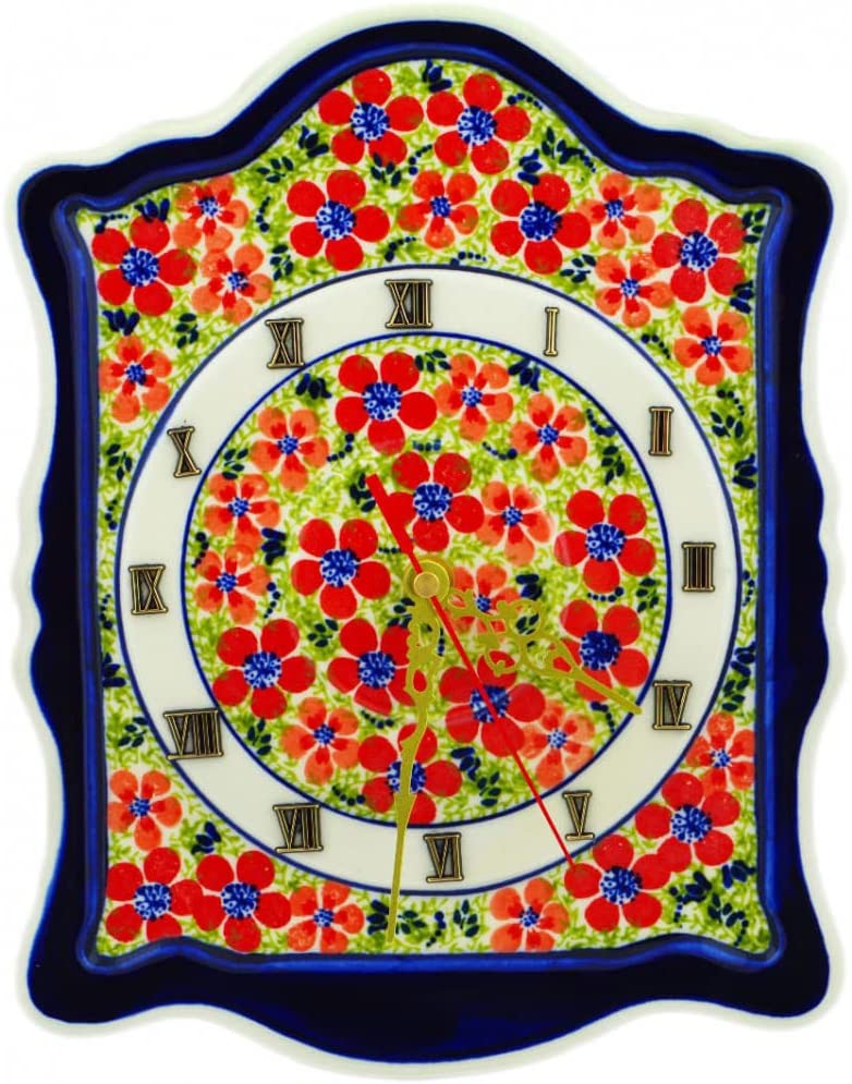 Clock (Magnificent Red Theme) + Certificate of Authenticity