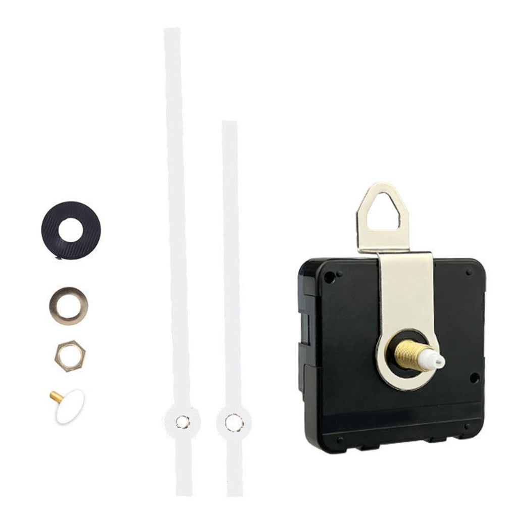 Clock Mechanism Kit Battery Powered Quartz Clock Movement Replacement Long & Short Shaft Wall