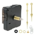 thumbnail image 1 of Clock Mechanism Quartz Battery Operated Clock Movement Mechanism for Clock DIY / Repair with Gold Hands Pointer Set, Metal Hook, Silent Sweep Seconds Wall Clock Mechanism, 1 of 12